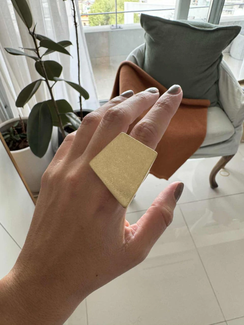 Anillo extensible Batar dorado