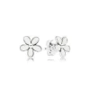 Aro Flor esmalte en Blanco