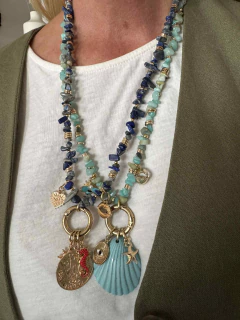 Collar Bari con piedras - El Mercadito de Accesorios