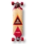 LONGBOARD | Importado HONDAR Wood Fogo 102cm x 25cm na internet