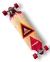 LONGBOARD | Importado HONDAR Wood Fogo 102cm x 25cm