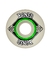 Roda de skateboard BONES STF Sidecut 53mm V5 99A na cor branca, com detalhes em verde e preto.