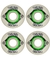 RODAS BONES STF Skateboard Wheels Sidecut 54mm V5 99A 4pk White na internet