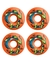 RODAS BONES Original BONES WHEELS OG Formula Skateboard Wheels NEONderthal 53mm V4 Wide 100A 4pk Orange na internet