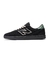 Tênis New Balance Nb Numeric 440 V2 Unisex em preto com detalhes em verde, com solado preto e design moderno.