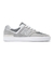 Tênis masculino New Balance Nb Numeric 574 Vulc em tom cinza, com detalhes em branco e design moderno.