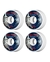 RODAS skate Powell Peralta 58mm RAY ROD SKULL & SWORD 90A WHITE 4PK - comprar online