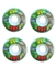Roda Moska 53mm Dureza 55D Salve o Planeta na internet