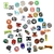 Kit Adesivos  Diversas Marcas de skate -  51 Unidades