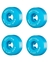 Roda Mini Logo 53mm 101a C-CUT Azul - comprar online