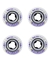 Roda Skate Ricta 54mm Brevard Speedrings Wide 101a Ricta Skateboard Wheels na internet