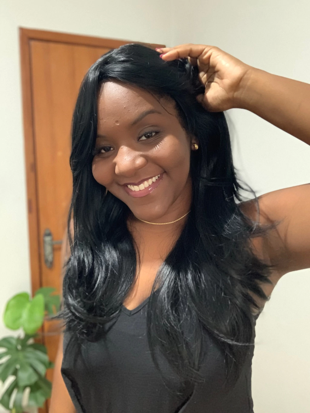 Wig Sigird - Preto natural