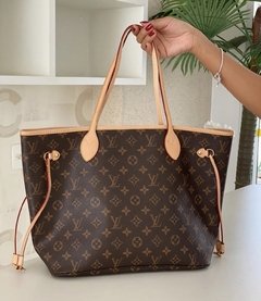 Neverfull Louis V. couro legítimo monogram