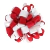 Laco Marina Vermelho e Branco