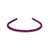Tiara Slim Glitter Roxo - comprar online