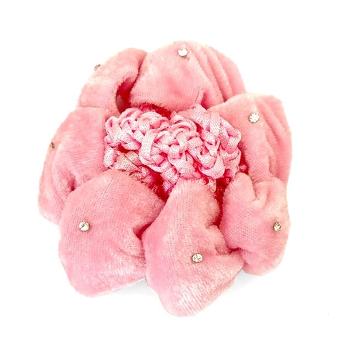 Porta Coque Rosa Veludo