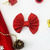 Laço Natal Drapeado Vermelho Glam
