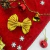 Laço Natal Drapeado Dourado Glam na internet