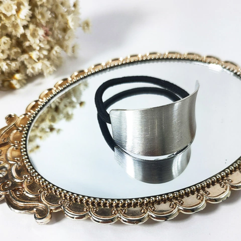 Elástico Curve Chic Prata