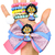 Kit Encanto Mirabel Laço + Pulseiras Infantil