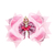 Kit Ballet Com Laço Luxo E Laço Poá Rosa E Porta Coque Flora - comprar online