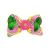 Laço Mariana Junino Xadrez Rosa Flor - comprar online