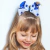 Laço Escolar Rebeca Pompom Marinho e Verde Água - comprar online