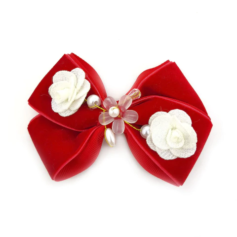 Laço Natal Veludo Duplo Luxo