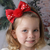 Tiara Pompom Pespontado Vermelho - comprar online