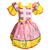 Vestido Junino Xadrez Tam 02 - 08 com 2 Elásticos de Cabelo - Menina de Laço - Maior loja de acessórios infantis há 16 anos colorindo e enfeitando meninas!