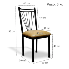 Silla modelo Abanico en internet