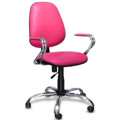 Silla de escritorio ergonómica color fucsia