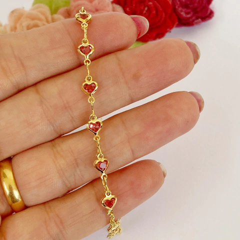 Pulseira Infantil Coração