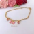 Pulseira Infantil Minnie Rosa