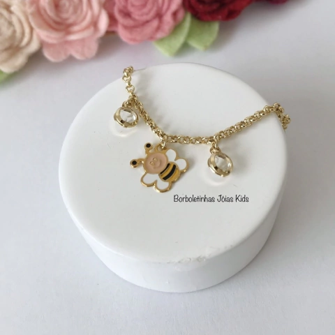 Pulseira Infantil Abelha