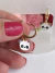 Brinco Argolinha Infantil de Panda Banhado a Ouro 18k - comprar online