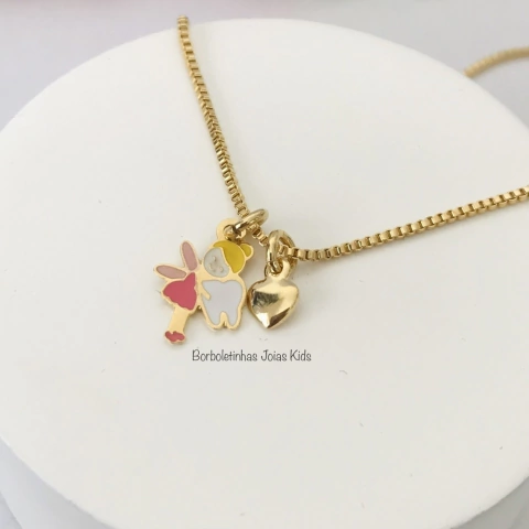Colar Infantil Fada do Dente