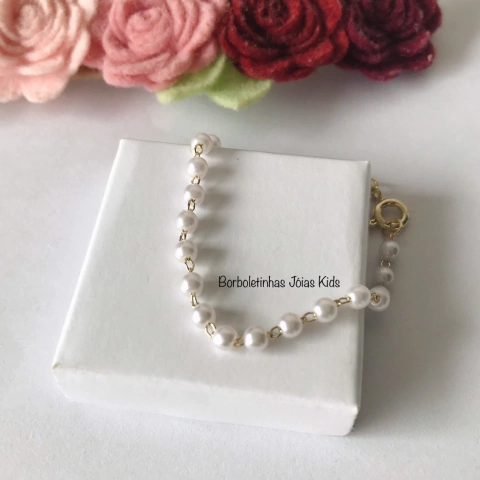 Pulseira Infantil de Pérola