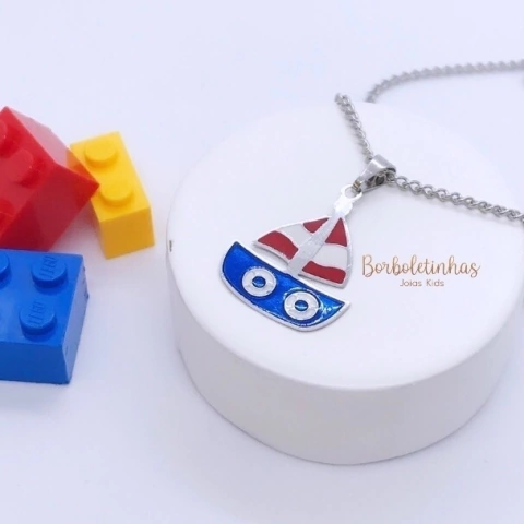 Colar Infantil Barco - para meninos