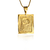 Pingente Letra P - Banhado a Ouro 18K - Dezoitok para elas