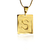 Pingente Letra S - Banhado a Ouro 18K - Dezoitok para elas