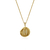 Colar Medalha Letra H - Banhado a Ouro 18K - comprar online