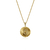 Colar Medalha Letra O - Banhado a Ouro 18K - comprar online