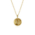 Colar Medalha Letra U - Banhado a Ouro 18K - comprar online