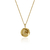 Colar Medalha Letra C - Banhado a Ouro 18K - comprar online