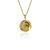 Colar Medalha Letra C - Banhado a Ouro 18K na internet