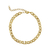 Pulseira Elo Achatado Letra U - Banhado a Ouro 18K - comprar online