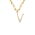Pingente Letra Cravejada - Banhado a Ouro 18K - Dezoitok para elas