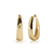 Brinco Argola Bold Oval - Banhado a Ouro 18K - comprar online
