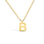 Colar Max Letra - Banhado a Ouro 18K na internet